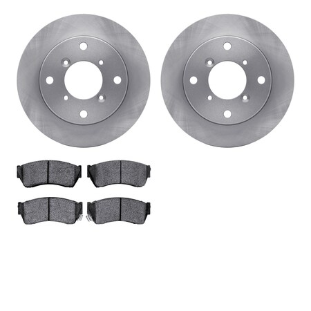 6502-50007, Rotors With 5000 Advanced Brake Pads